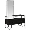 vidaXL Smyckebord Svart ek 100 x 36,5 x 136 cm Konstruerat tr&auml;