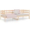 vidaXL Dagb&auml;dd utan madrass 90x190 cm massiv furu