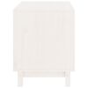 vidaXL Hundkoja vit 60x45x57 cm massiv furu
