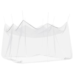 vidaXL Tr&auml;dg&aring;rdsmyggn&auml;t 156 Mesh Vit 4 x 4 x 2,5 m Polyester