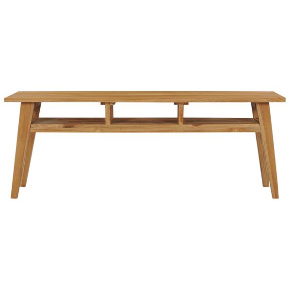 vidaXL TV-b&auml;nk 120x35x45 cm massivt teaktr&auml;