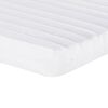 vidaXL Skummadrass vit 140x190 cm 7-zoner hårdhet 20 ILD