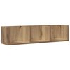 vidaXL CD-hylla artisan ek 75x18x18 cm konstruerat tr&auml;