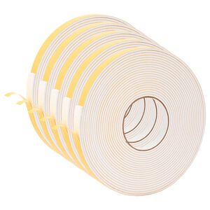vidaXL Sj&auml;lvh&auml;ftande skumtape 5 st Vit 15mm x 10m CR skum