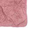 vidaXL Sommar Duvet Rosa 135 x 200 cm Mikrofiber och Teddyfleece