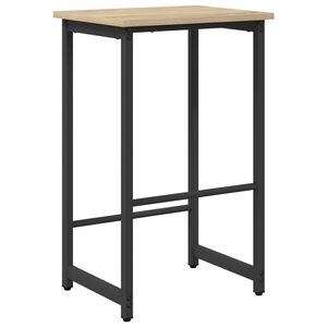 vidaXL Barpall Sonoma-ek 40 x 32 x 64 cm Konstruerat tr&auml;
