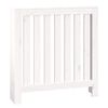 vidaXL Elementskydd Vit 79,5x19x84 cm massiv furu
