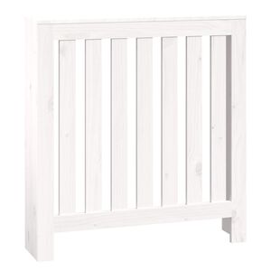 vidaXL Elementskydd Vit 79,5x19x84 cm massiv furu