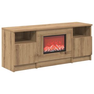 vidaXL Elektrisk eldstad Artisan-ek 98 x 28,5 x 40,5 cm