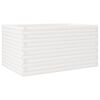 vidaXL Odlingsl&aring;da 90x60x46 cm vit massiv furu