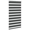 vidaXL Rullgardin zebra svart 70x100 cm tyg bredd 65,9 cm polyester
