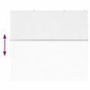 vidaXL Persienner Vit 130 x 140 cm Aluminium