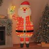 vidaXL Jultomte med 200 LED-lampor Varmvit 100 x 180 cm tyg