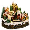 vidaXL Julby med t&aring;g SALO 25,5 x 20 x 23 cm Harts Flerf&auml;rgsdesign
