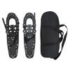 vidaXL 3 i 1 sn&ouml;skor Svart 78,5 x 22 cm Aluminium och HDPE
