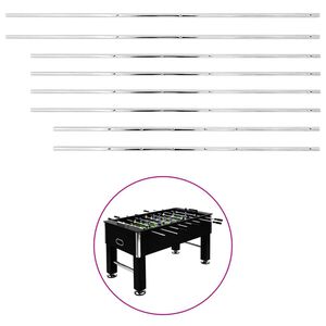 vidaXL St&auml;nger f&ouml;r fotbollsbord 8 st 15,9 mm