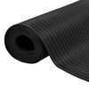 vidaXL Golvmatta Svart 1,5 x 4 m Gummi