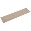 vidaXL Textilplattor 16 st 4 m&sup2; 25x100 cm ljusbeige