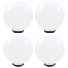 vidaXL Globlampor 4 st LED sf&auml;riska 30 cm PMMA