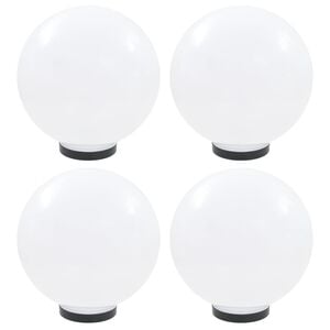 vidaXL Globlampor 4 st LED sf&auml;riska 30 cm PMMA