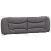 vidaXL Bed with Mattress "Hvar" Grey 180x200 cm Faux Leather