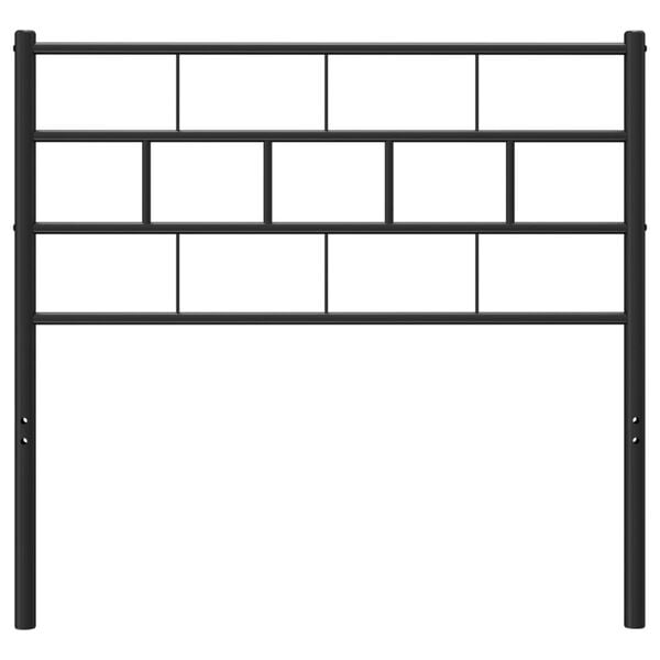 vidaXL Ers&auml;ttningsgavel metall svart 107 cm