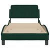 vidaXL Bed Frame "Dover" Dark Green 80x200 cm Velvet