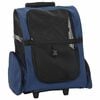 vidaXL Husdjursvagn 3-i-1-design bl&aring; 48x32x(57-106) cm oxfordtyg