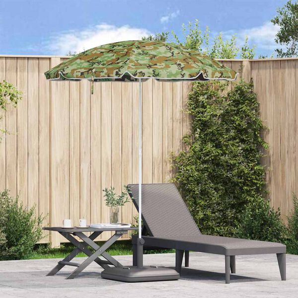 vidaXL Parasoll Kamouflage 161 x 161 x 193 cm Polyester