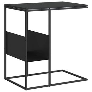 vidaXL Sidobord svart 55x36x59,5 cm konstruerat tr&auml;
