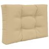 vidaXL Utomhus Soffa Kudde 2 pcs Beige Polyester