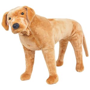 vidaXL St&aring;ende leksakshund labrador ljusbrun XXL