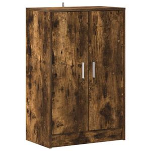 vidaXL Skost&auml;ll r&ouml;kf&auml;rgad ek 60x35x92 cm konstruerat tr&auml;