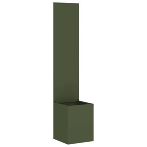 vidaXL Tr&auml;dg&aring;rds integritetssk&auml;rm Fiskfj&auml;ll Olivgr&ouml;n 32 x 32 x 150 cm