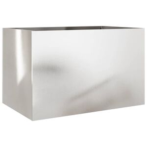 vidaXL Odlingsl&aring;da silver 62x40x39 cm rostfritt st&aring;l