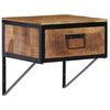 vidaXL S&auml;ngbord 40x35x40 cm massivt mangotr&auml;