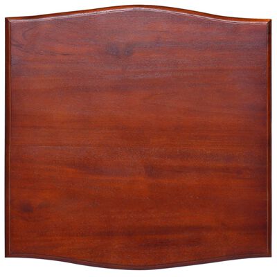 vidaXL Sängbord klassisk brun massiv mahogny