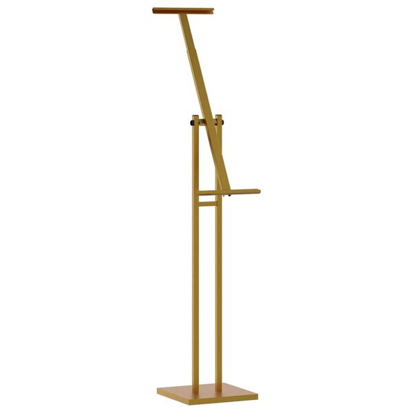 vidaXL Mässmontrar 2 pcs Guld 26.5 x 26.5 x 127 cm Järn