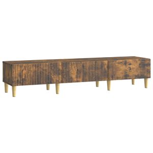 vidaXL TV-sk&aring;p med l&aring;da R&ouml;kt ek 147 x 34,5 x 30 cm Konstruerat tr&auml;