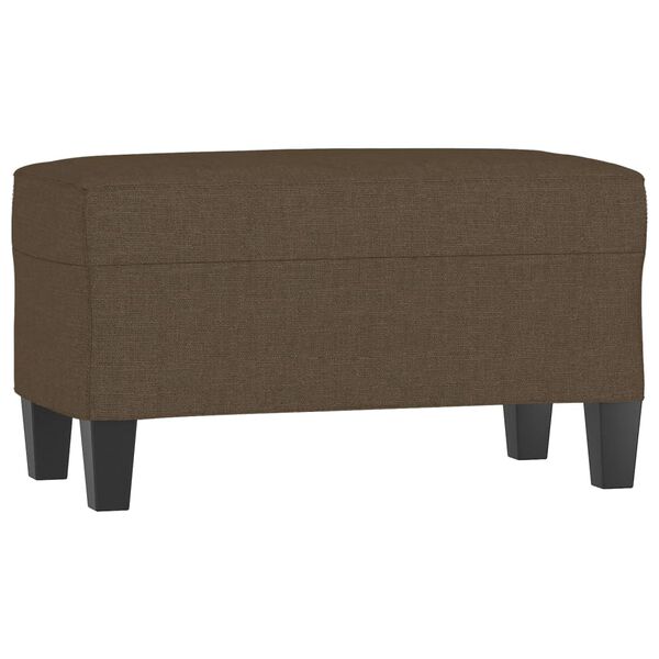 vidaXL B&auml;nk brun 100x35x41 cm tyg