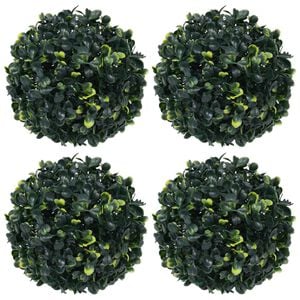 vidaXL Konstgjorda buxbombollar 4 st 12 cm