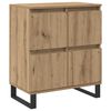 vidaXL Sideboard 2 pcs Artisan Ek 60 x 35 x 70 cm