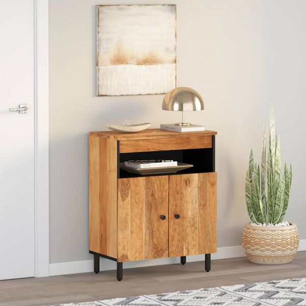 vidaXL Sidosk&aring;p 60x33x75 cm massivt akaciatr&auml;