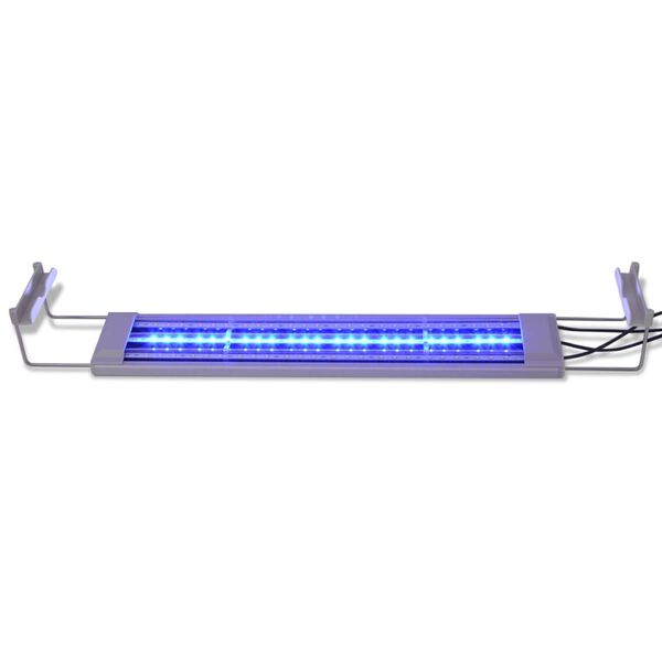 vidaXL Akvarielampa LED 50-60 cm aluminium IP67