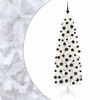 vidaXL Smal konstgjord julgran med julkulor 180 cm 300 LED-lampor