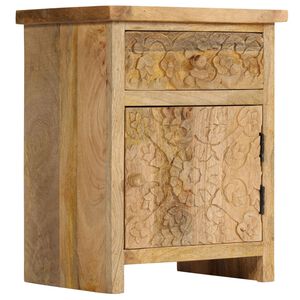 vidaXL S&auml;ngbord massivt mangotr&auml; 40x30x50 cm