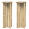 vidaXL V&auml;xtst&auml;ll 2 pcs Sonoma-ek 40 x 40 x 80 cm Konstruerat tr&auml;