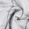 vidaXL Sommar Duvet Silver 220 x 200 cm Satin och Mikrofiber
