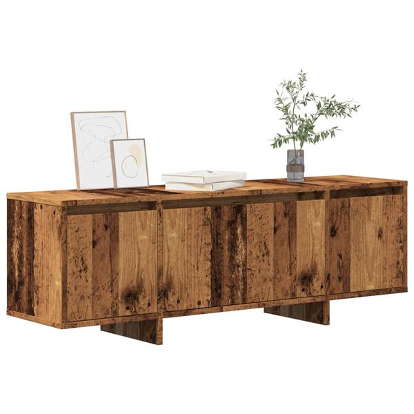 vidaXL Tv-b&auml;nk &aring;ldrat tr&auml; 120x30x40,5 cm konstruerat tr&auml;