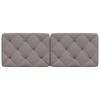 vidaXL Headboard Cushion Taupe 140 cm Fabric